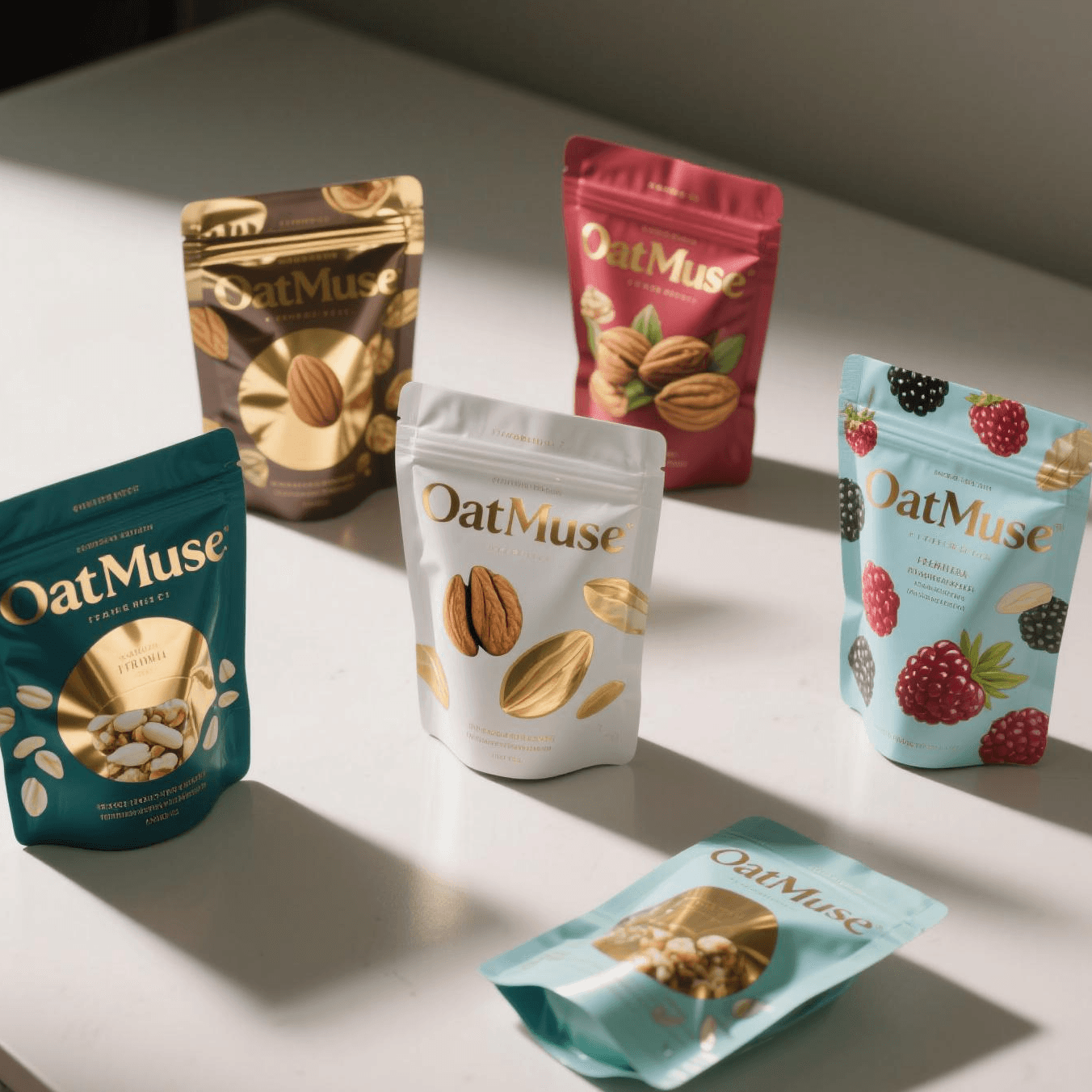 Custom printed pouches