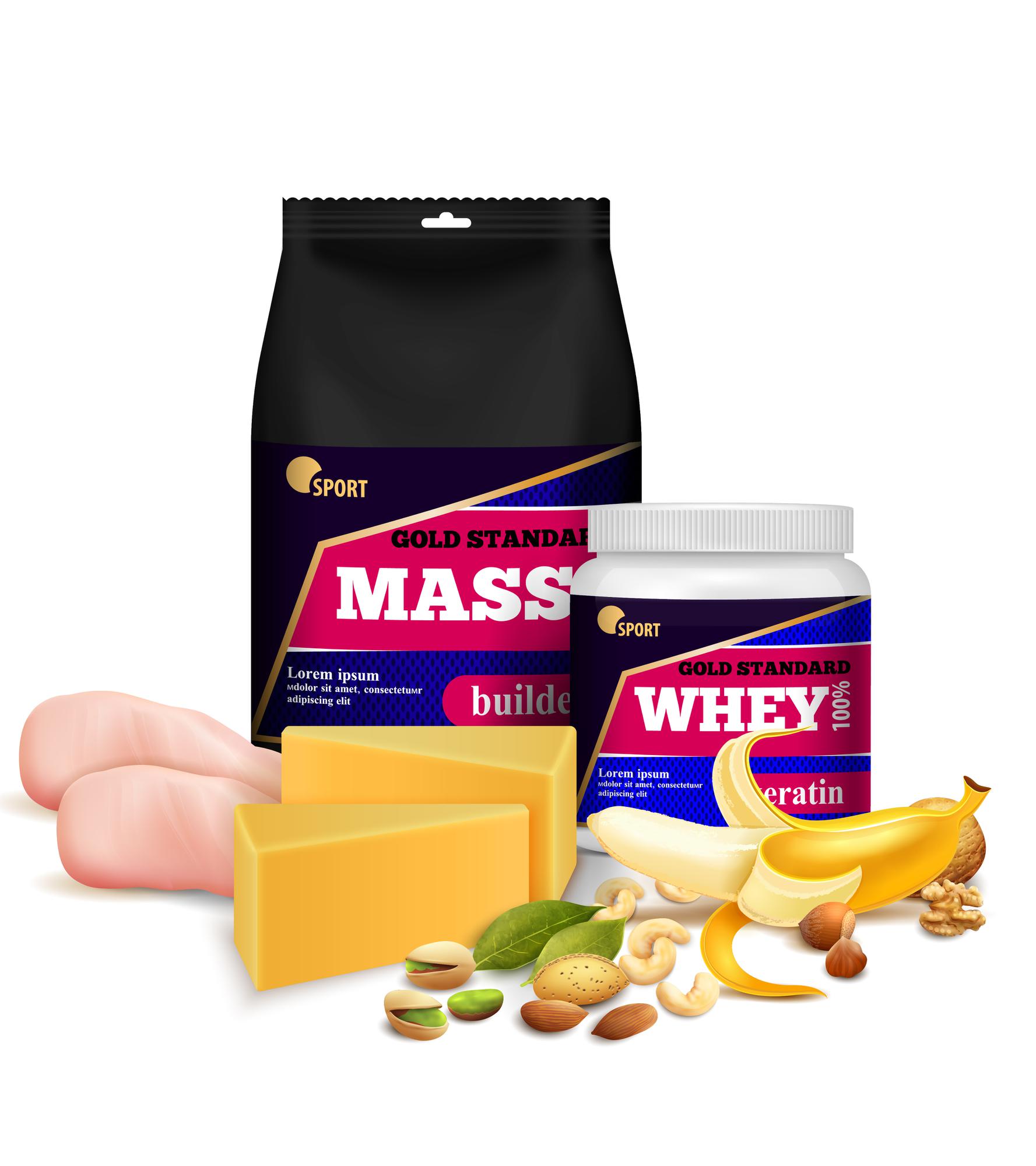 protein powder packaging