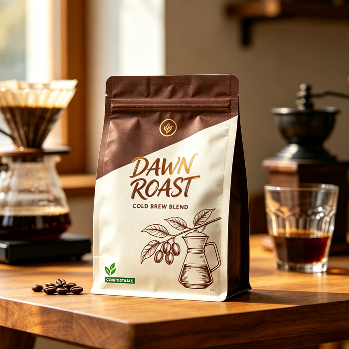 Custom compostable coffee bags