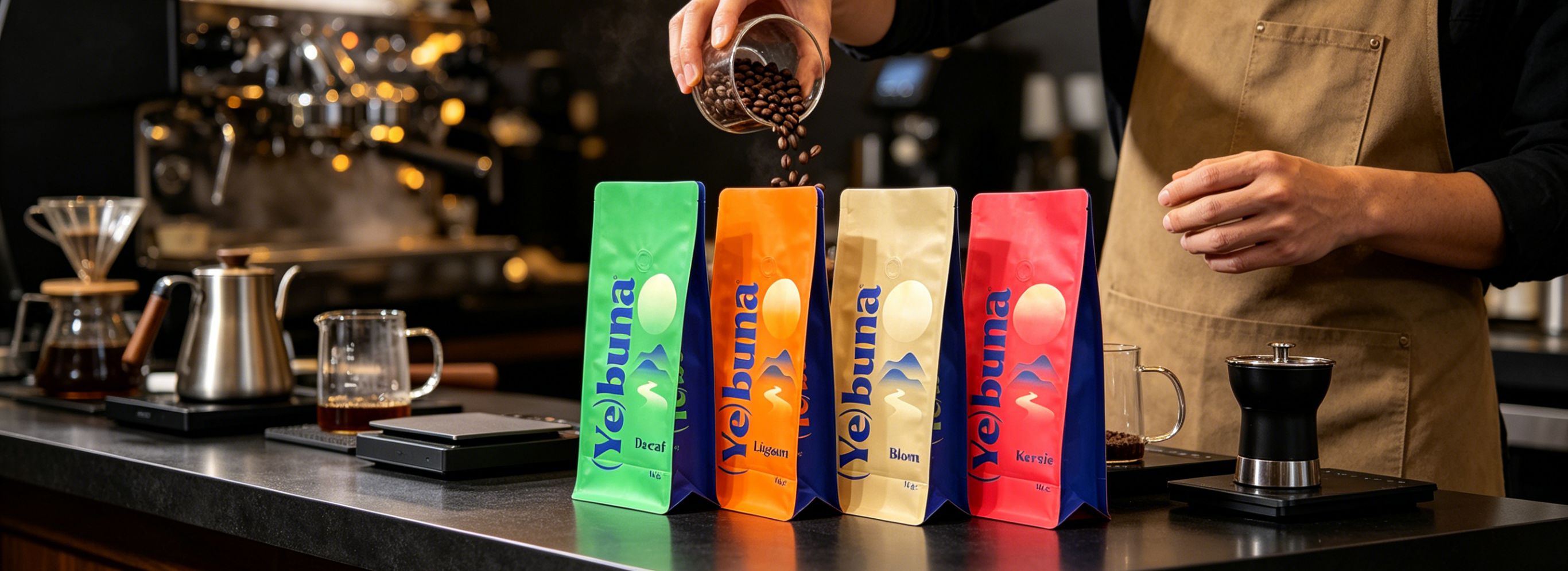 Pouch Packaging for Coffee Tea and Nuts