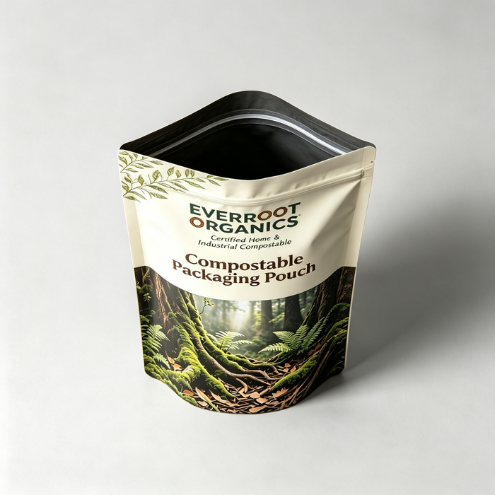 Compostable packaging bag inner material structure