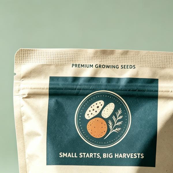resealable zipper kraft paper pouch