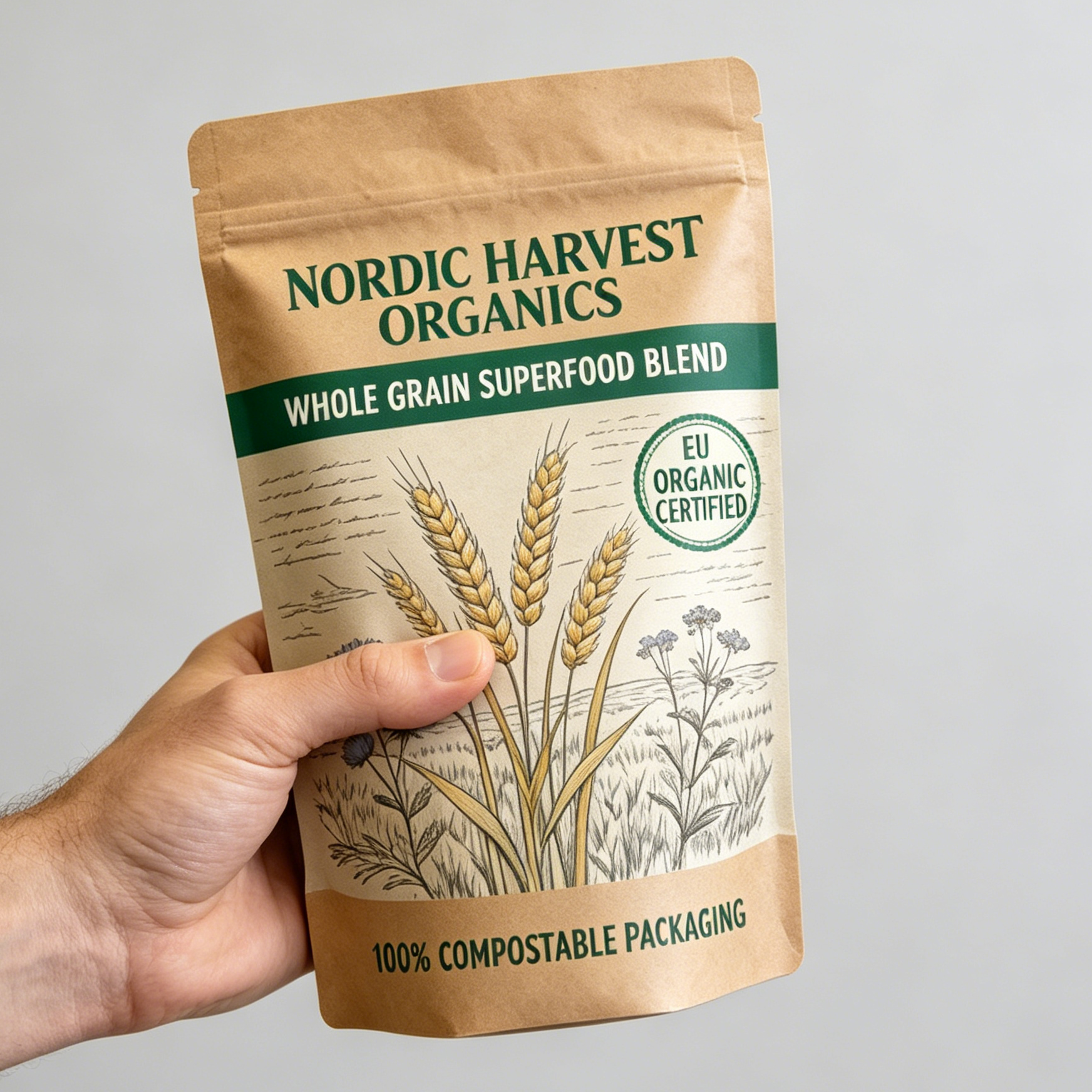 High-Quality Printing on Custom Stand-Up Pouch