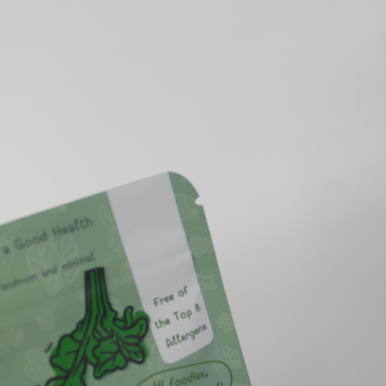 Tear Notch on Custom Compostable Stand Up Pouch