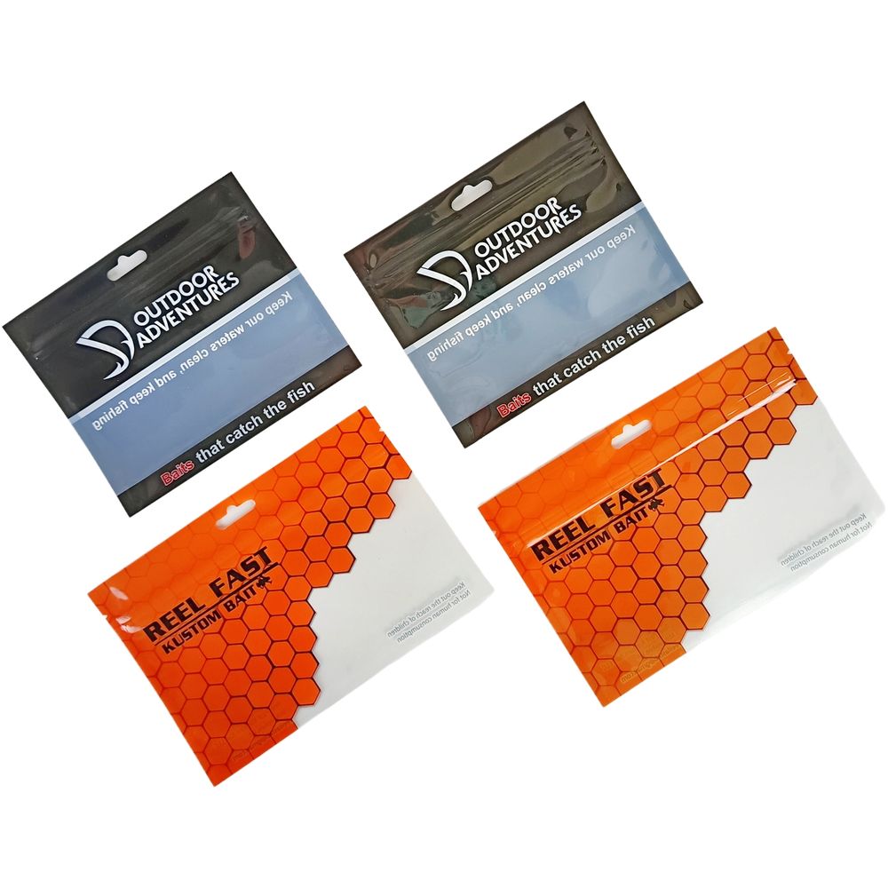 Wholesale Custom Lure Packaging Bags for Soft Plastic Baits Printed Logo Good Price