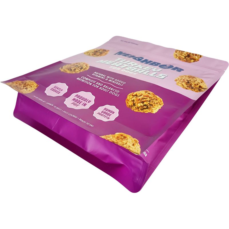 اپنی مرضی کے مطابق پالتو جانوروں کا کھانا اسٹینڈ اپ فلیٹ باٹم زپر بیگ