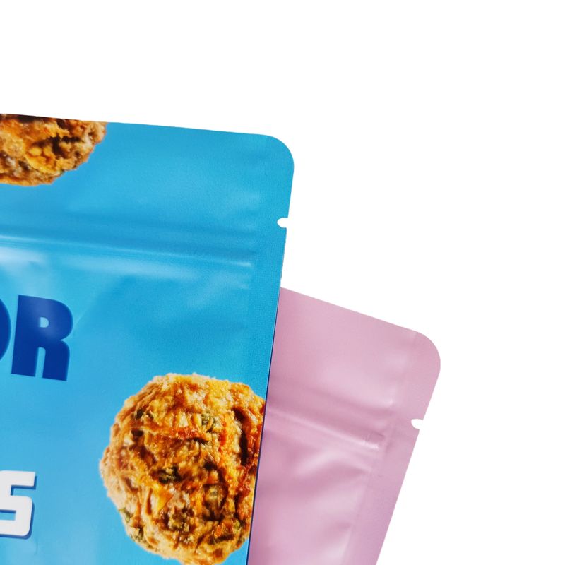 Custom Pet Food Stand Up Flat Bottom Zipper Bag