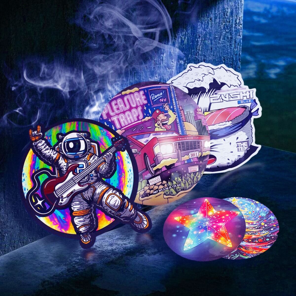 Custom Round Mylar Bags