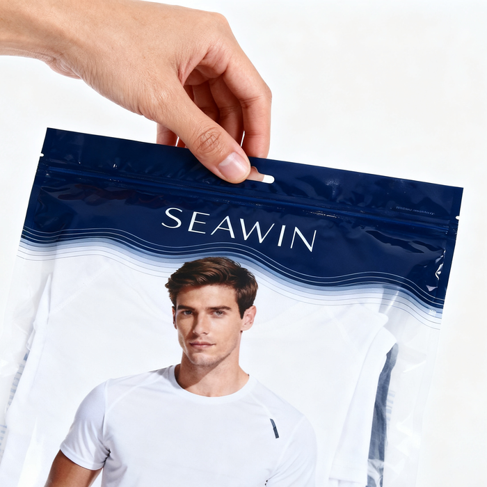 Custom Underwear Packaging Bag Handheld Display