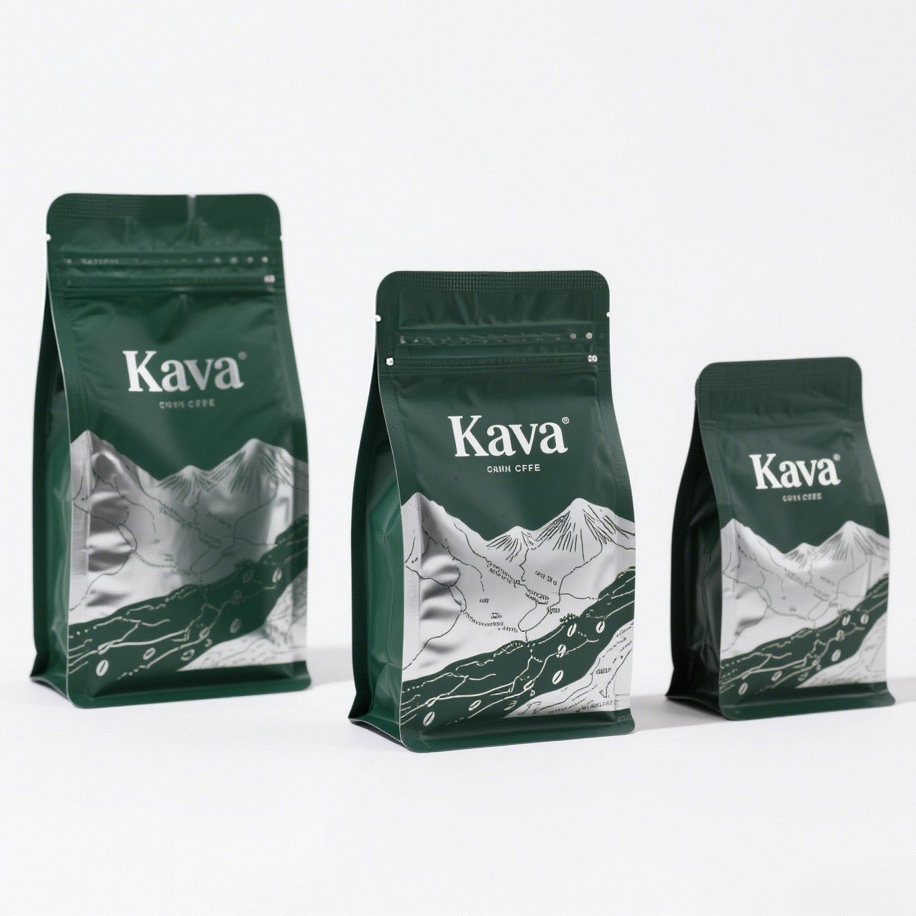 Customized Aluminium Foil Coffee Bags