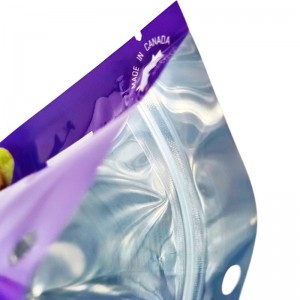 Customized Mylar Stand Up Ziplock Pouch 