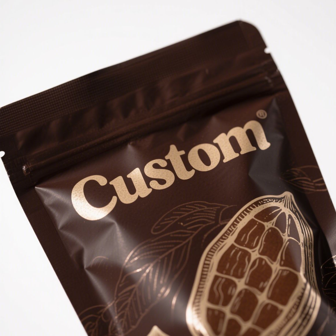 Customized Resealable Stand Up Zipper Pouch