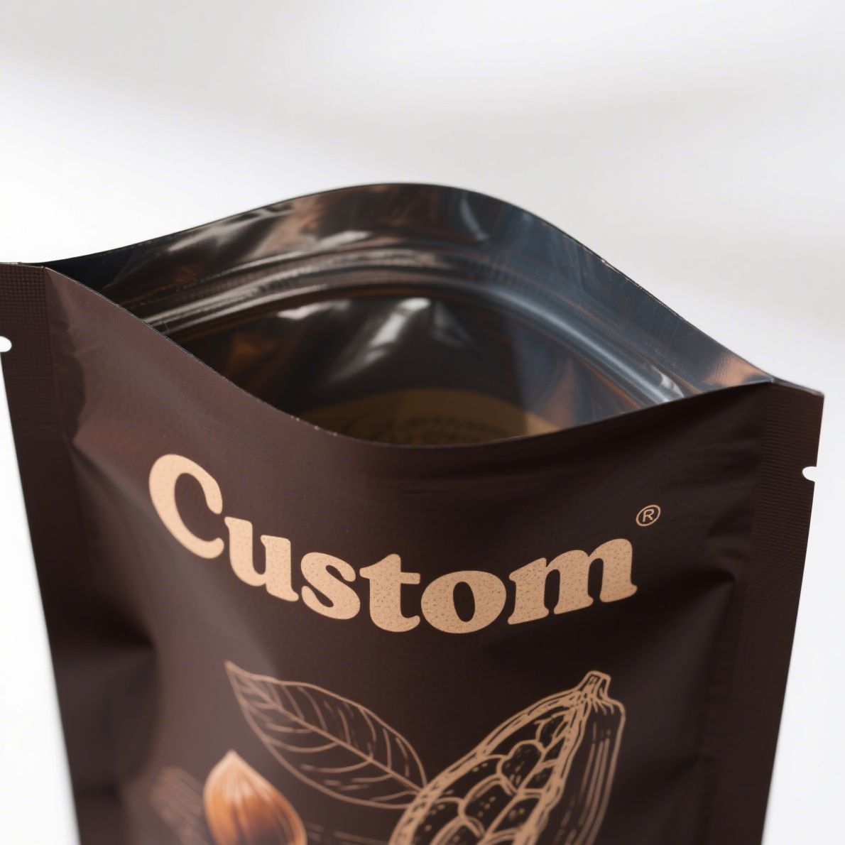 Customized Resealable Stand Up Zipper Pouch