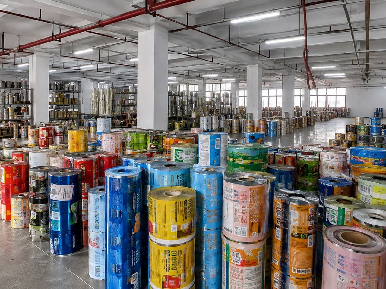 Custom packaging manufacturing facility in China for flexible and paper packaging