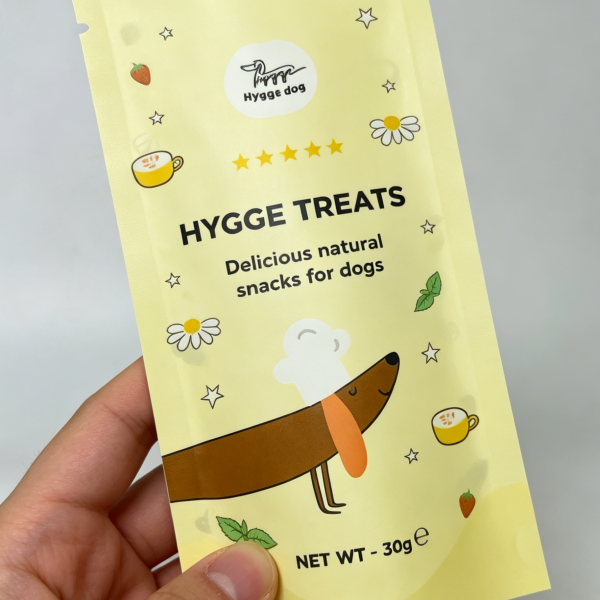 custom printed matte dog treat pouch high quality printing