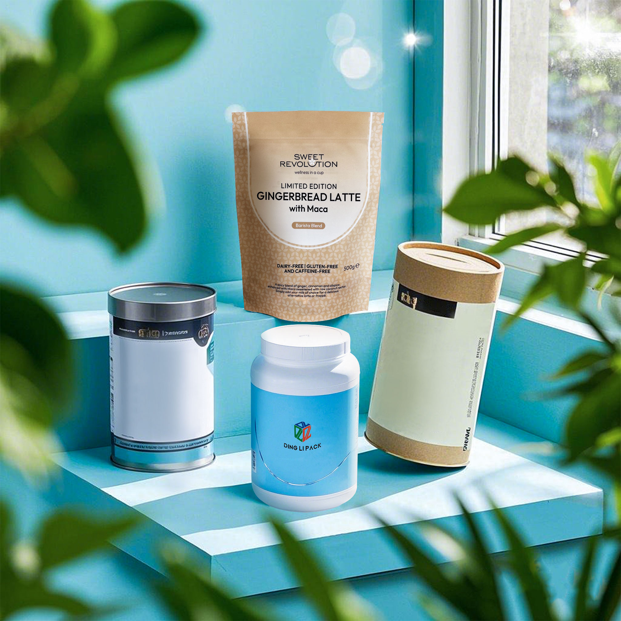 Eco Friendly Custom Stand Up Pouches