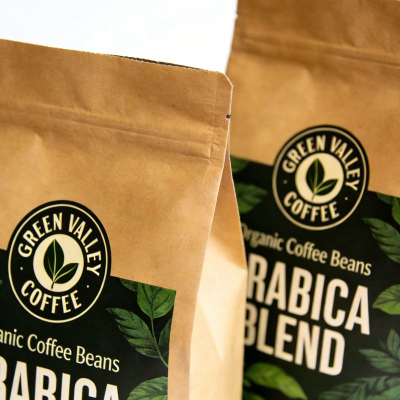 custom coffee bag side gusset fold structure