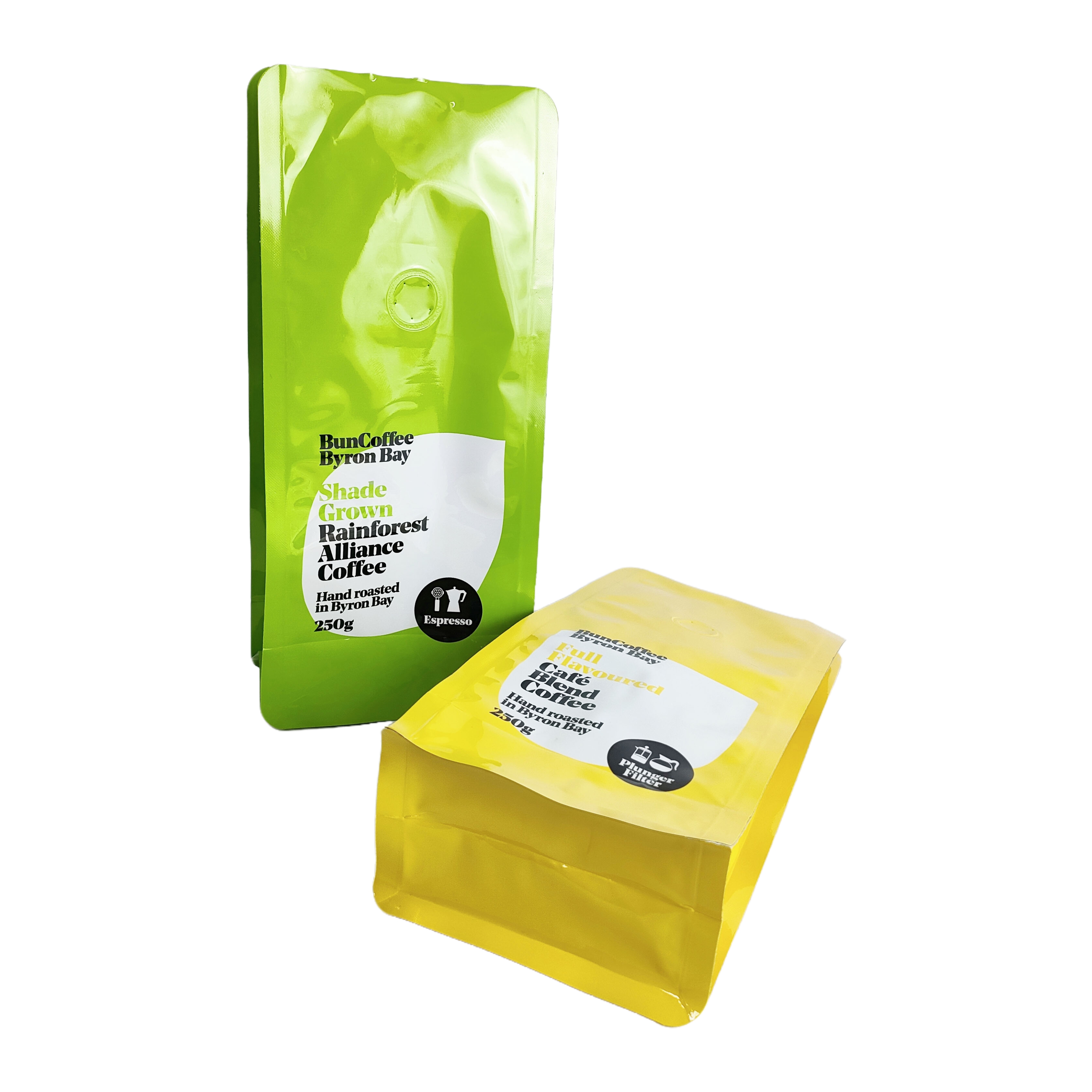 Flat Bottom Coffee Bags 