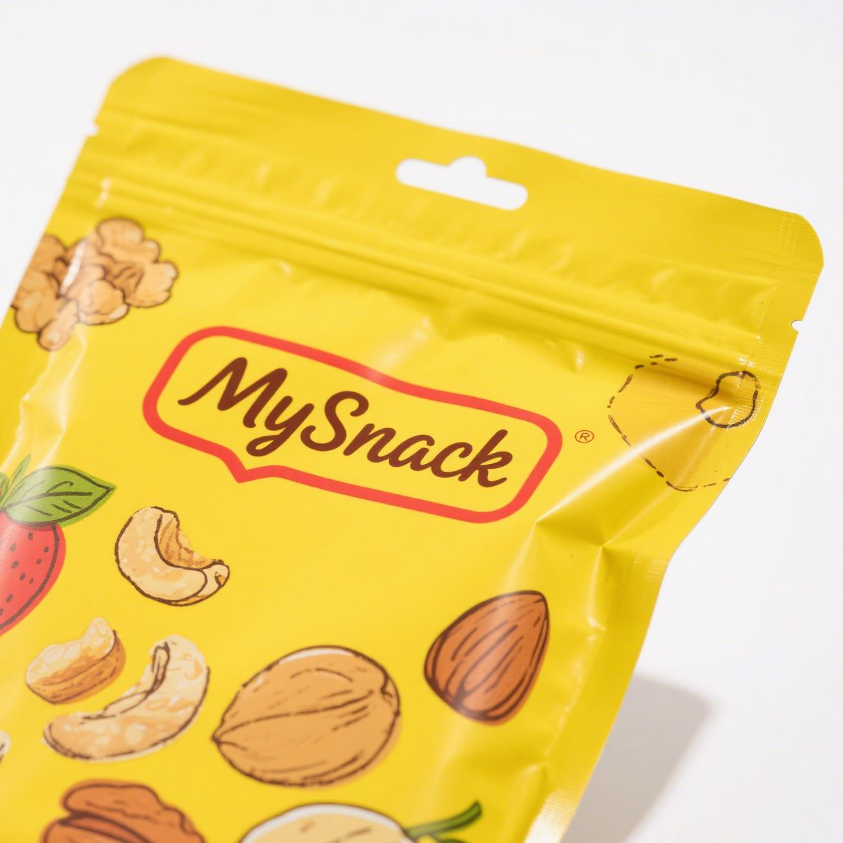 Custom Aluminum Foil Matt Stand Up Pouches