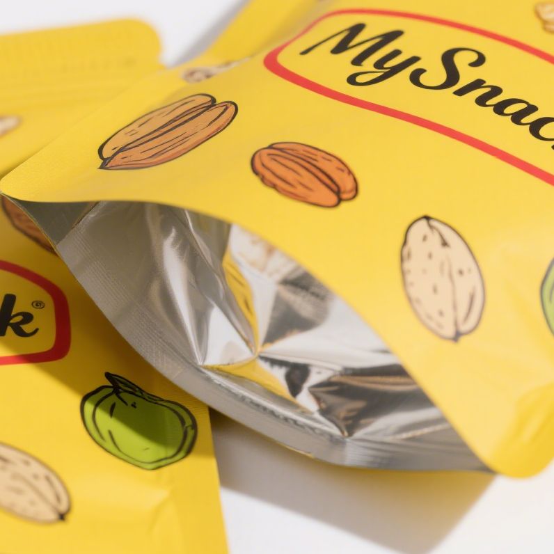 Custom Aluminum Foil Matt Stand Up Pouches