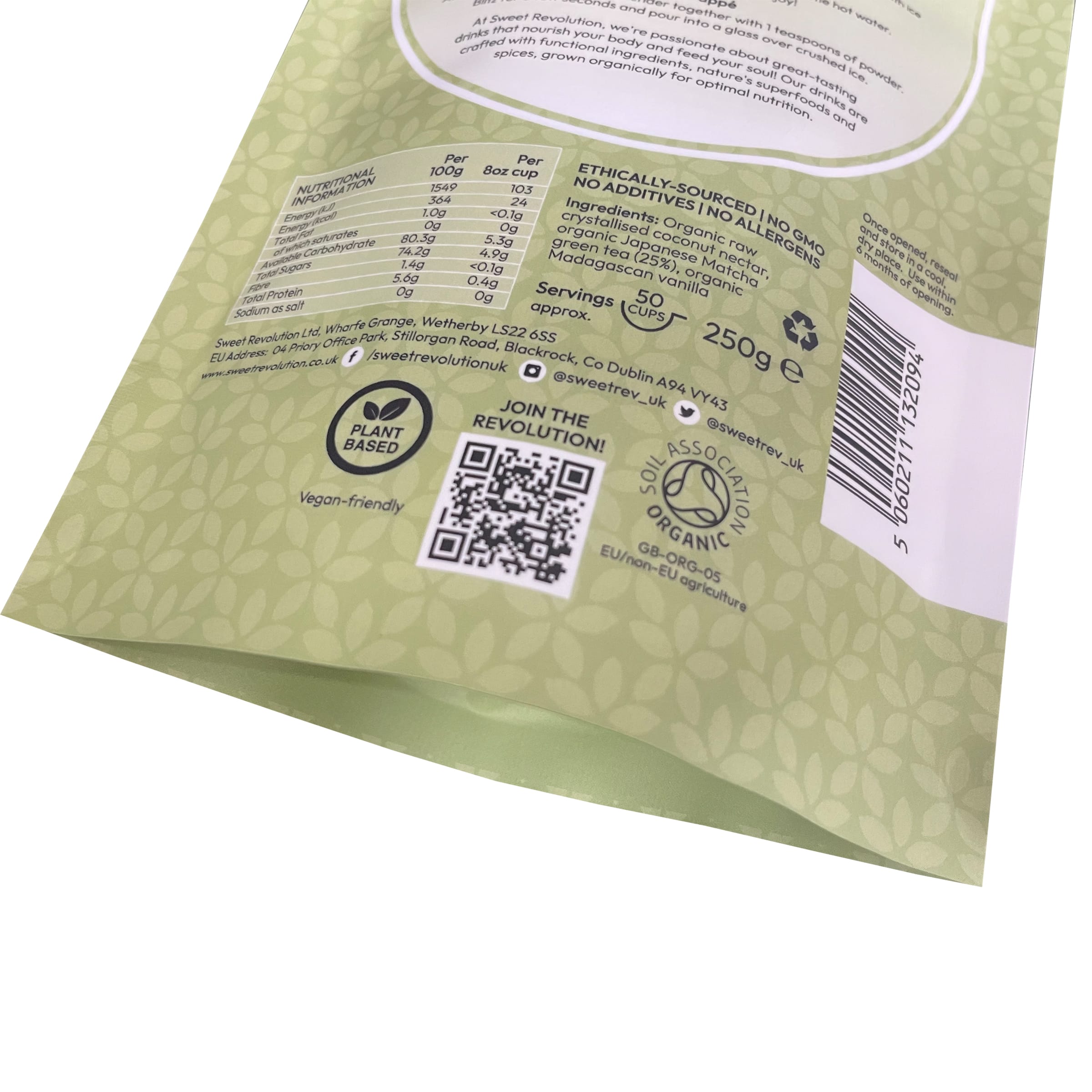 Custom printed recyclable stand up pouch high quality printing detail