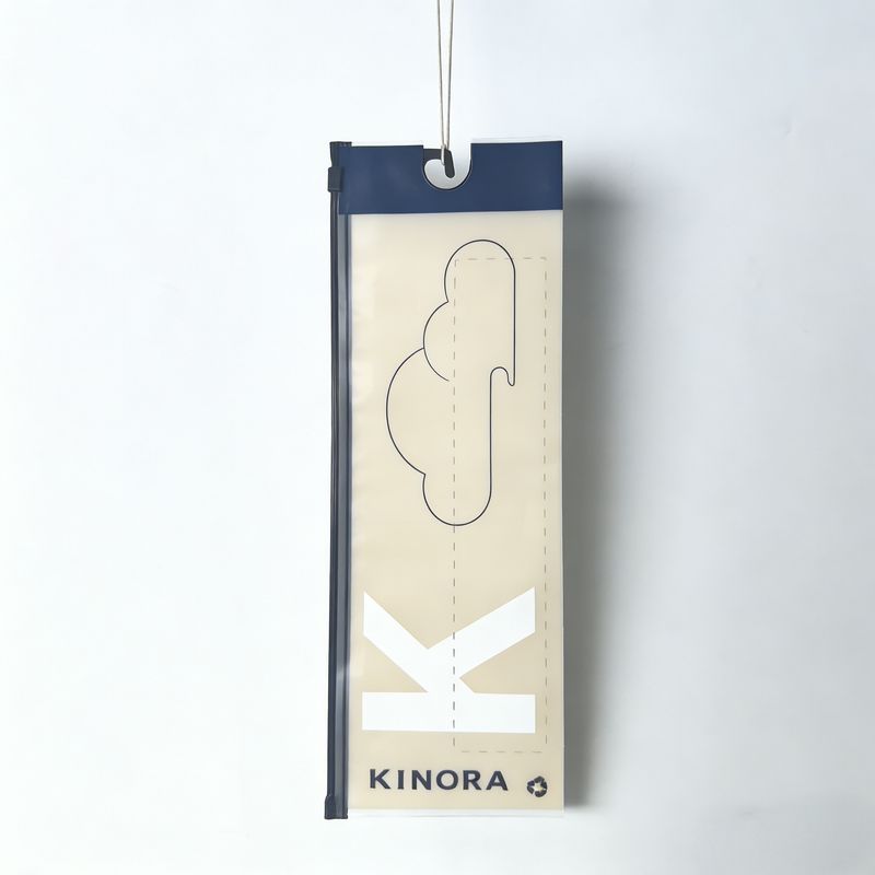 Hanging Hole Detail Mono PE Slider Zipper Bag