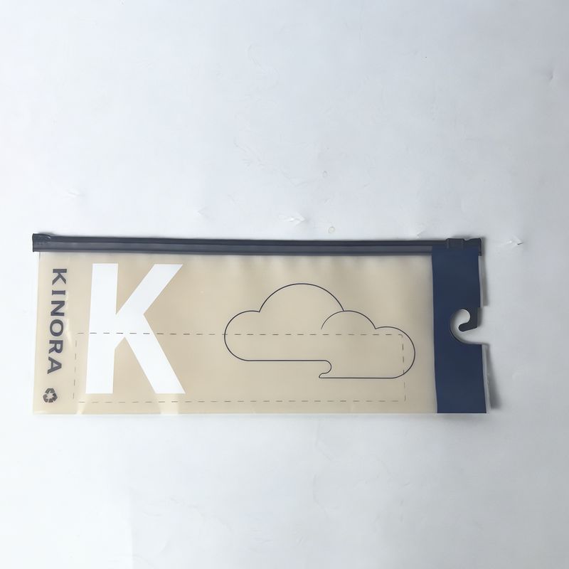 Slider Zipper Closure Detail Reusable Pouch