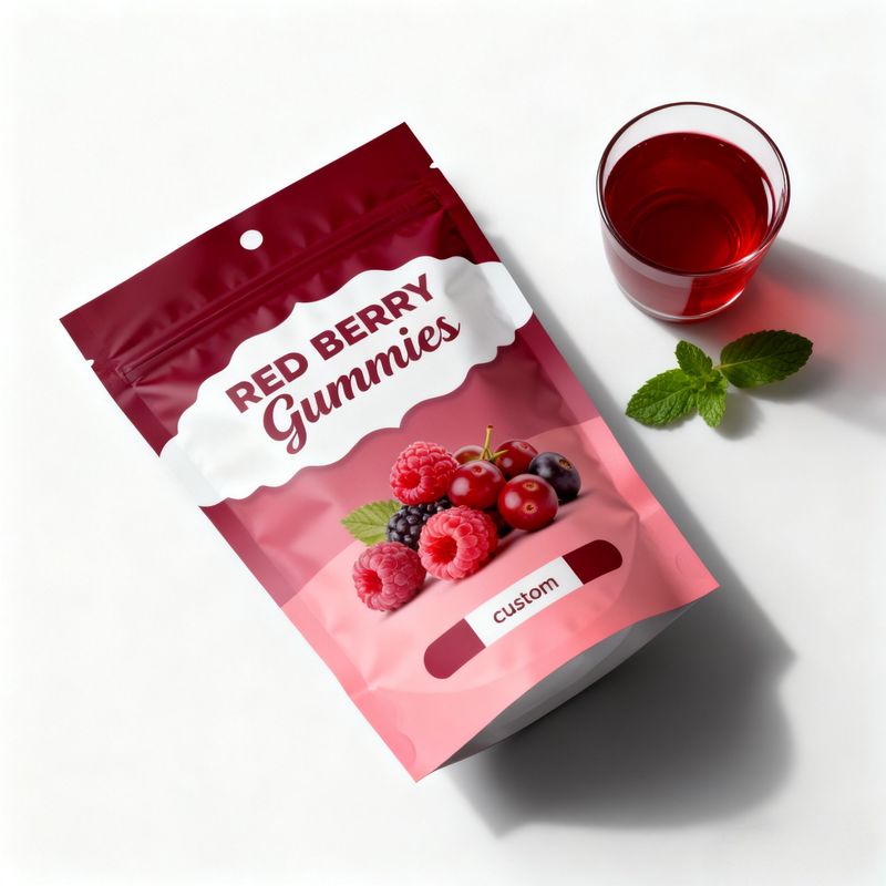 Stand Up Mylar Pouch Flat View