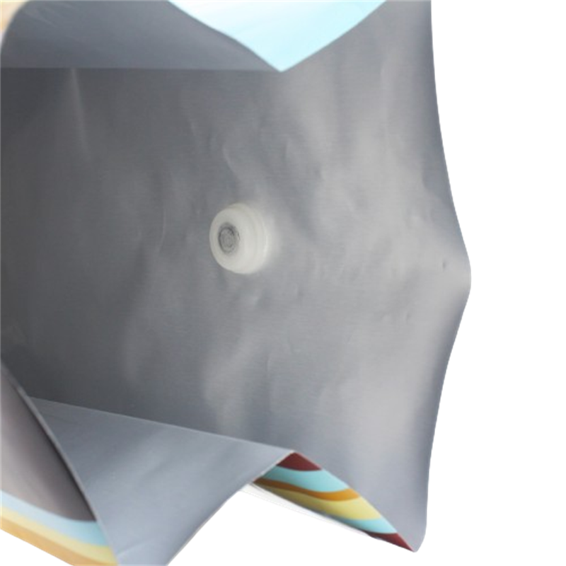 Valv ta' tneħħija tal-gass f'direzzjoni waħda fuq borża tal-kafè_副本