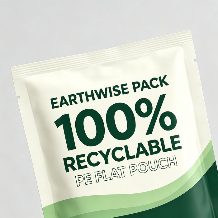 Easy Tear Notch on Mono Material Recyclable Pouch