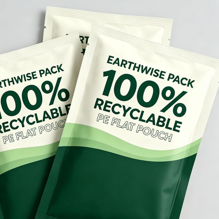 Three Side Seal Flat Pouch Design for Mono Material Packaging