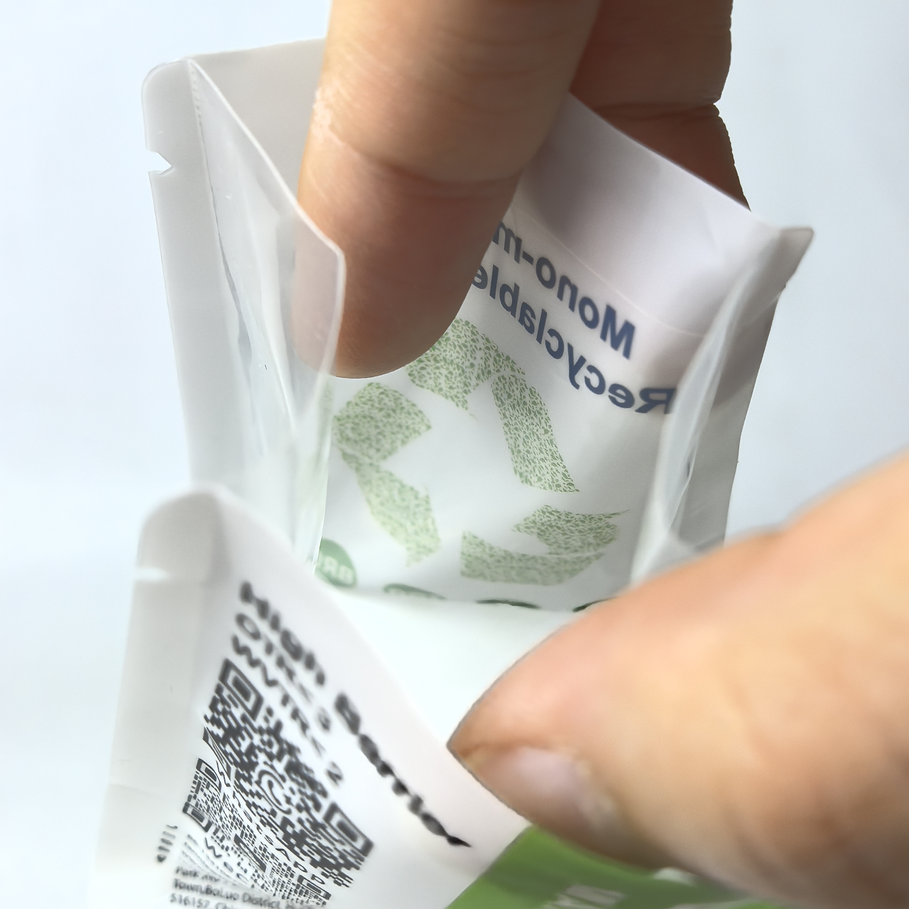 mono PE recyclable pouch interior barrier layer
