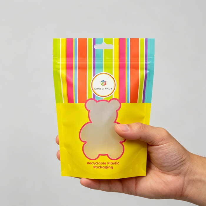 Custom Printed Recyclable Pouch Detail