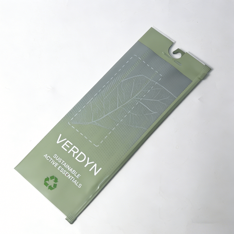 Recyclable Bag Hang Hole Detail