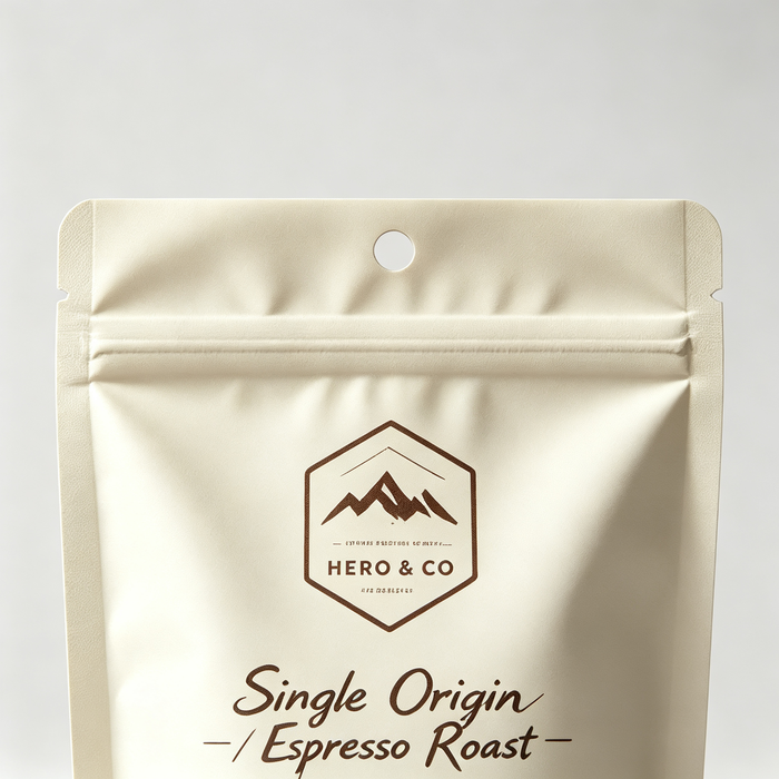 Round Hang Hole Retail Stand Up Pouch