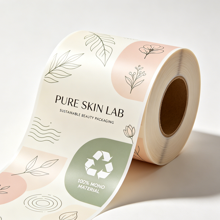 Custom Printed Beauty Product Rollstock Film Roll