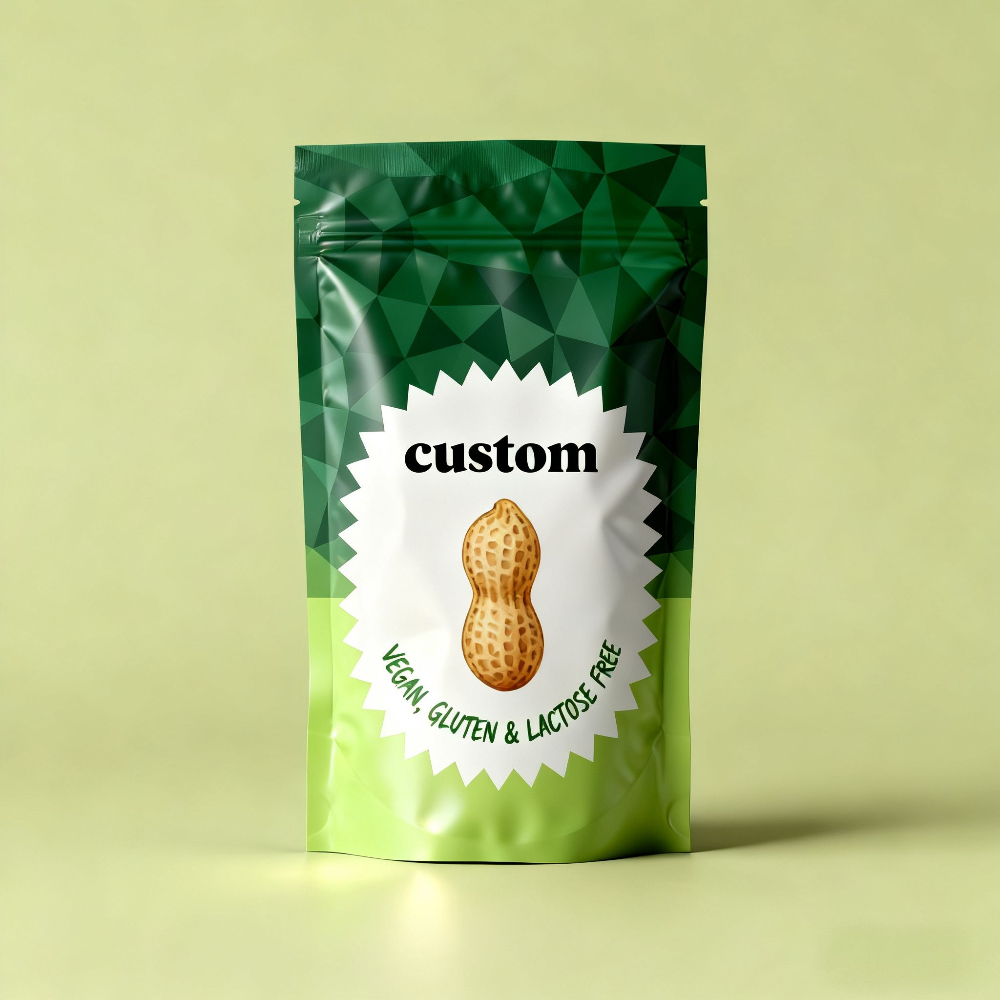 Custom Printed Stand Up Pouch Surface Printing