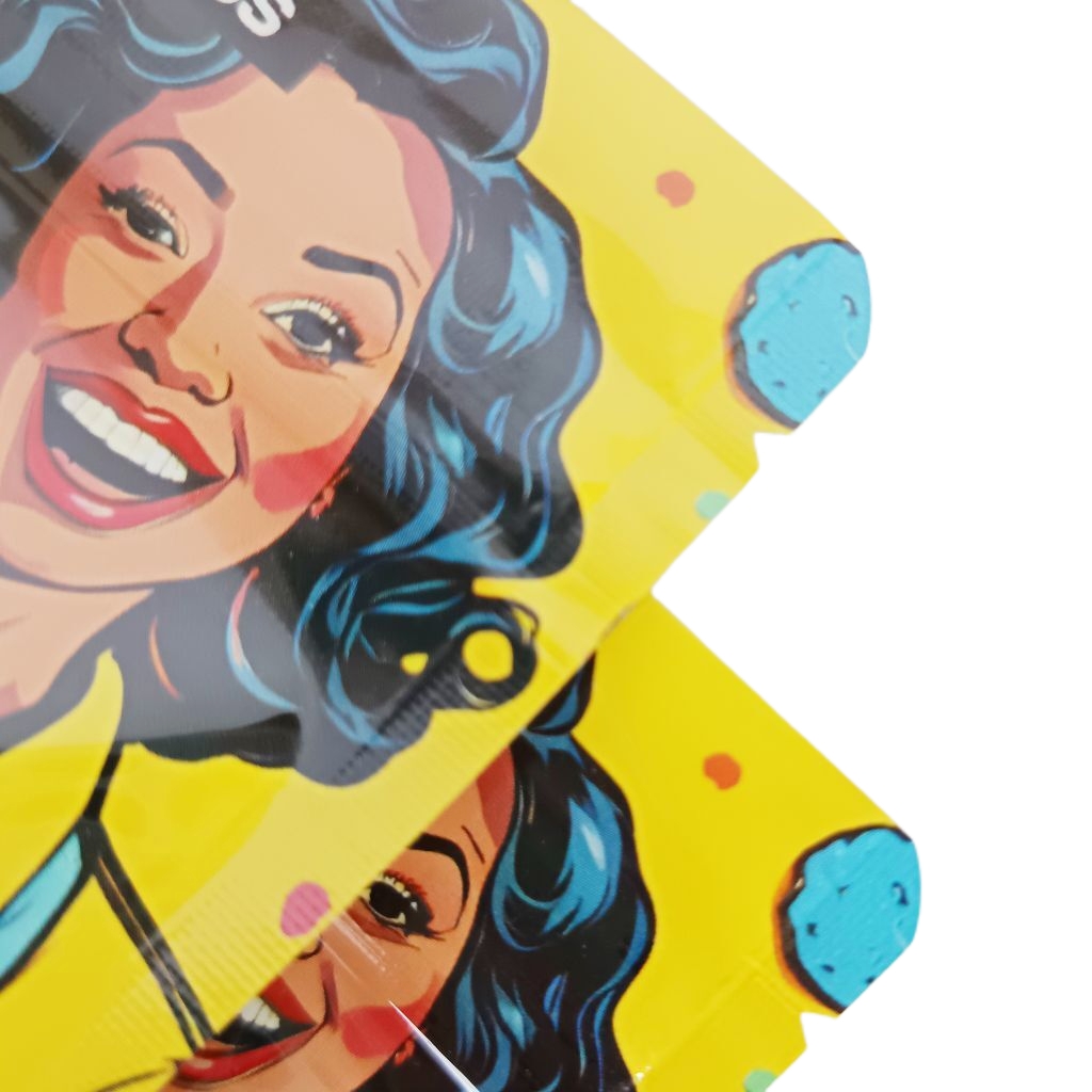 Customized Printed Mylar Bags with Counter Display Boxes