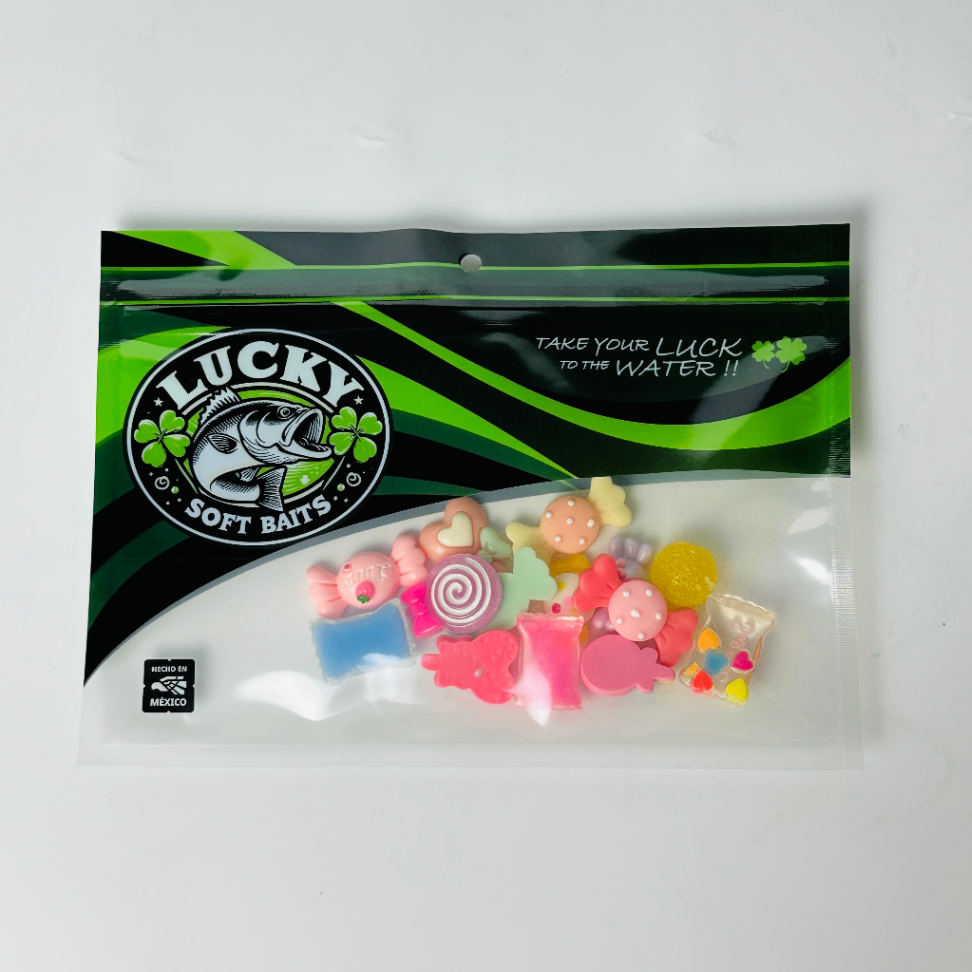 High quality CMYK printing fishing lure packaging bag