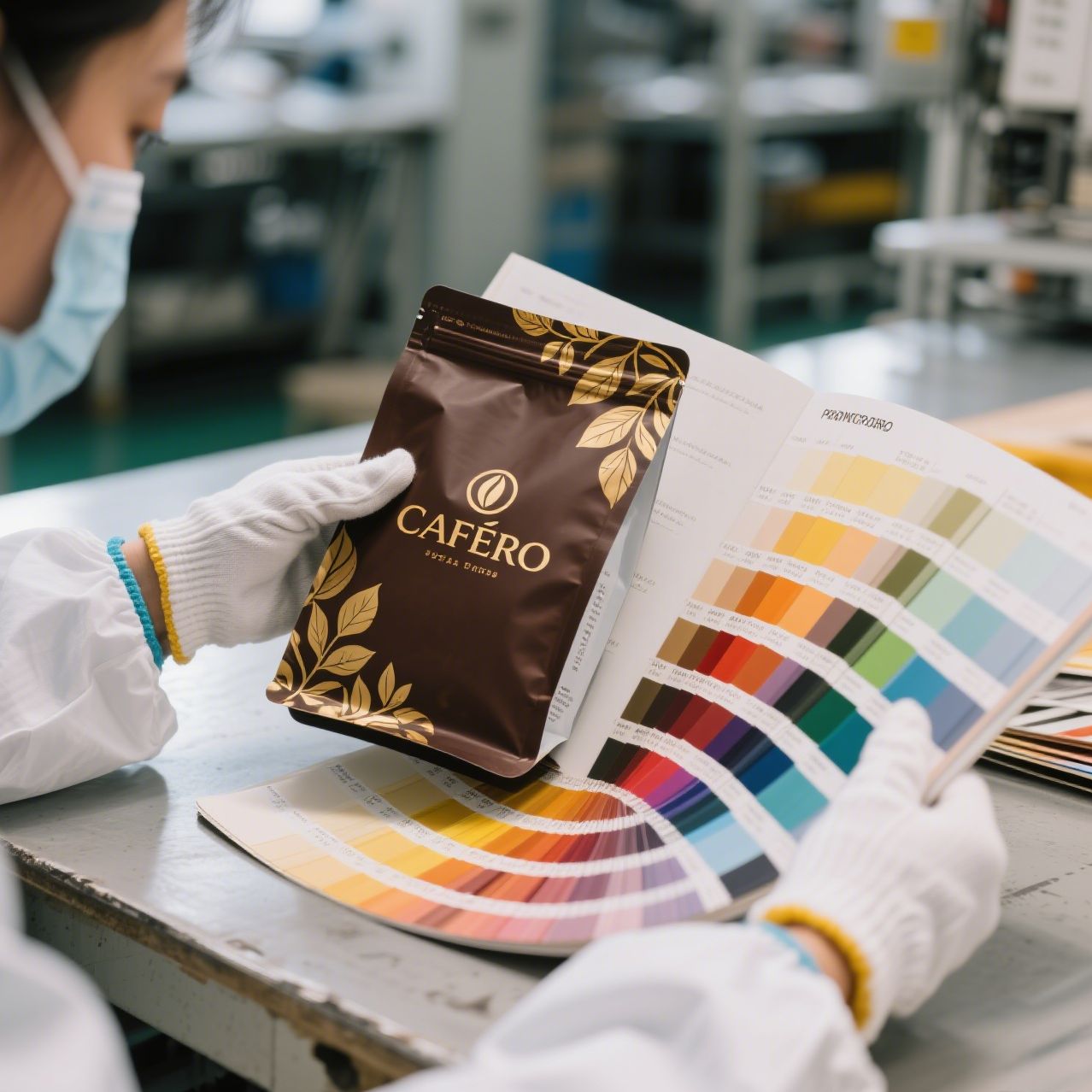 Packaging quality control color