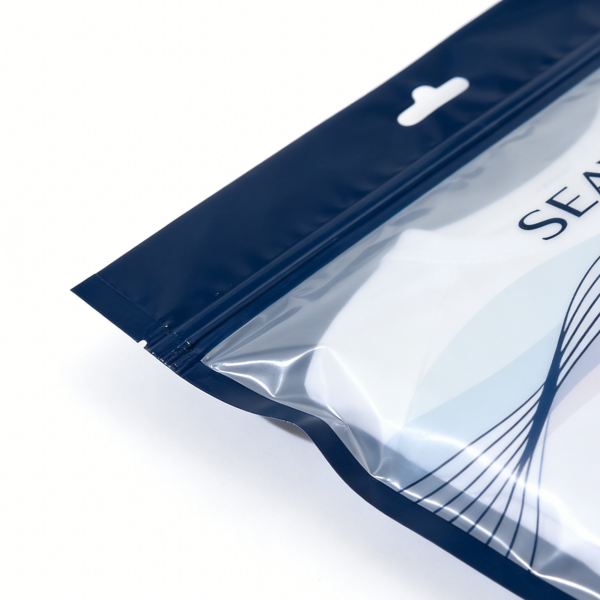 Underwear Packaging Bag Zipper Seal Detail