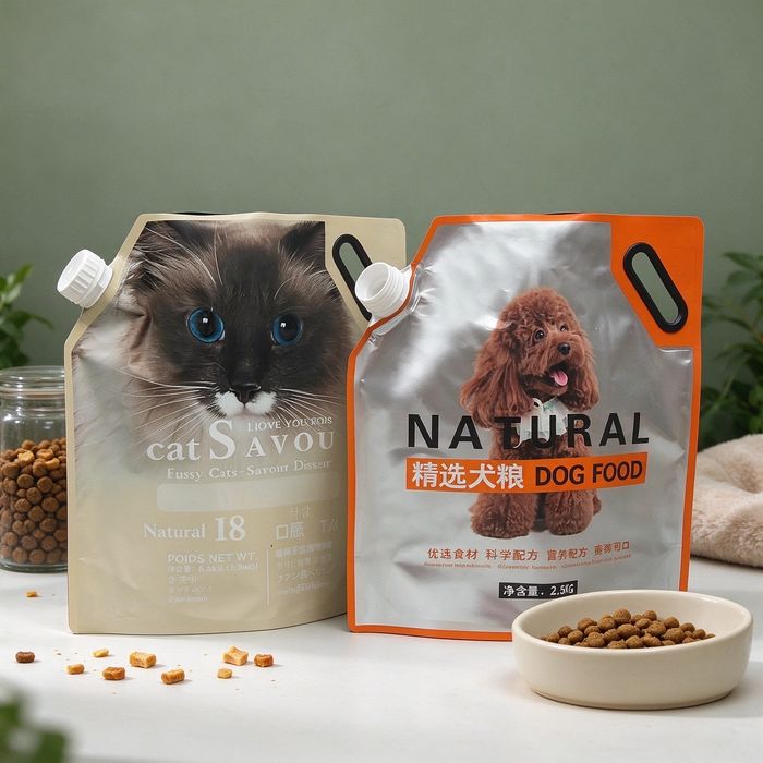 Custom Pet Food and Dog Treat Packaging Bags