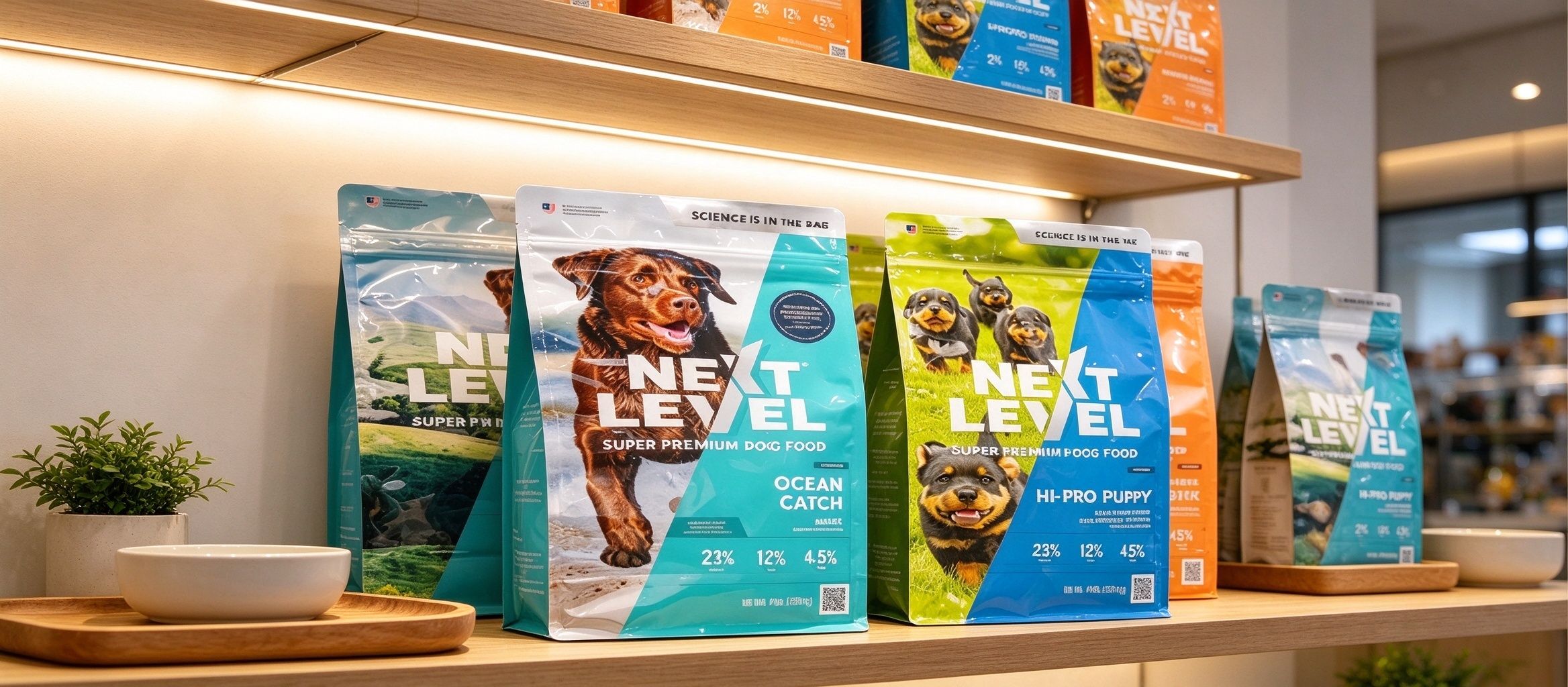 Pet Food Packaging Brand Colors