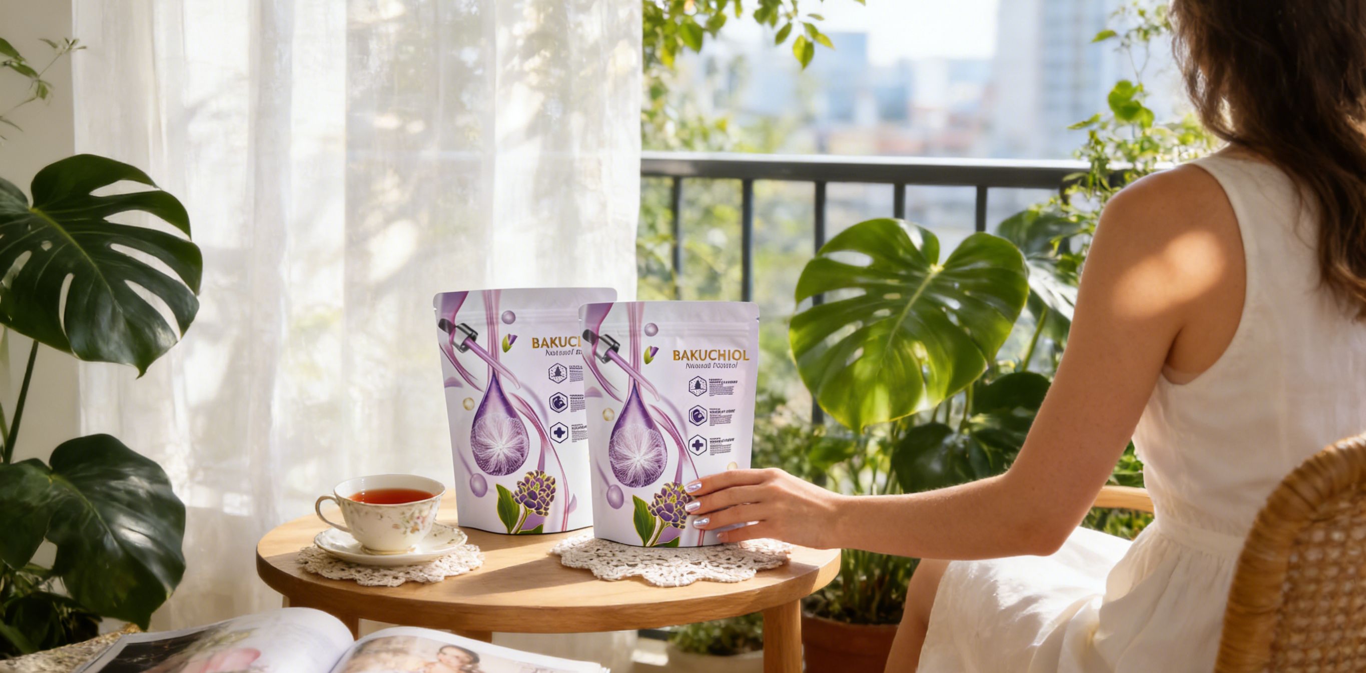 custom cosmetic stand up pouch